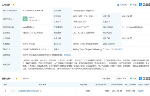 智譜AI在京成立科技新公司，應用軟件服務開啟新篇章